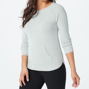 Barefoot Dreams Cozy Chic Pullover Sea Foam Top M